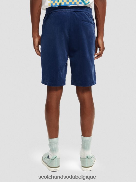 vêtements Scotch & Soda short en velours côtelé coupe décontractée en coton biologique- Scotch and Soda Belgique marin 6BZRBF596