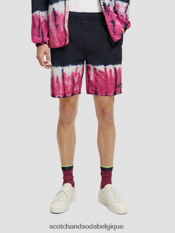 vêtements Scotch & Soda short tie-dye- Scotch and Soda femme teinture à nouer multicolore 6BZRBF617