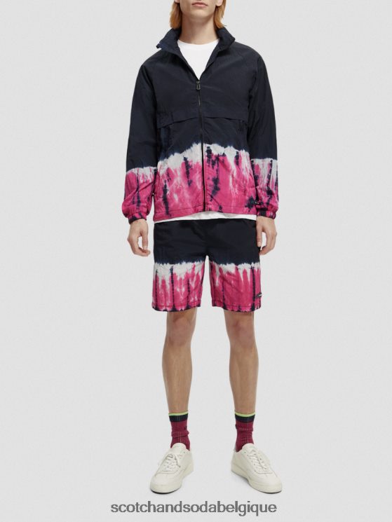 vêtements Scotch & Soda short tie-dye- Scotch and Soda femme teinture à nouer multicolore 6BZRBF617