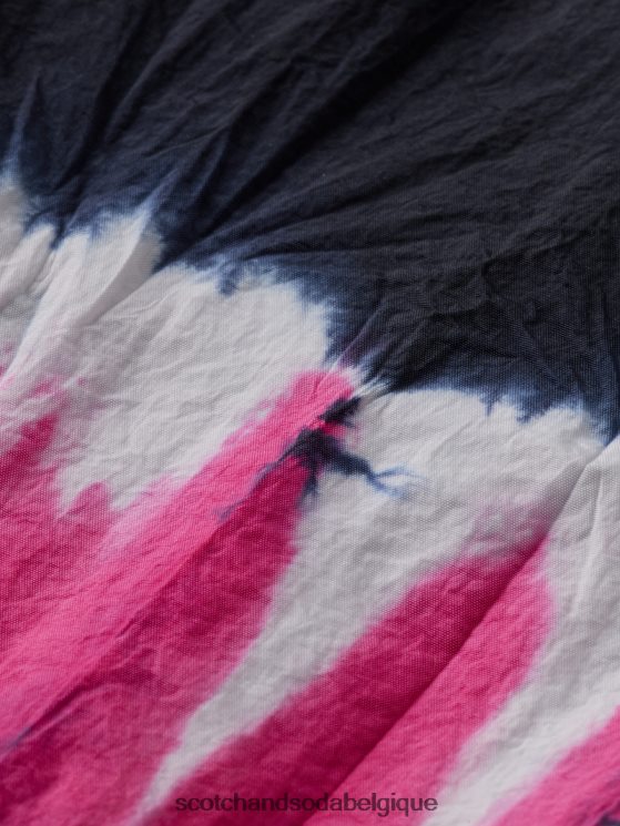 vêtements Scotch & Soda short tie-dye- Scotch and Soda femme teinture à nouer multicolore 6BZRBF617