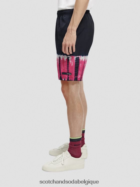vêtements Scotch & Soda short tie-dye- Scotch and Soda femme teinture à nouer multicolore 6BZRBF617