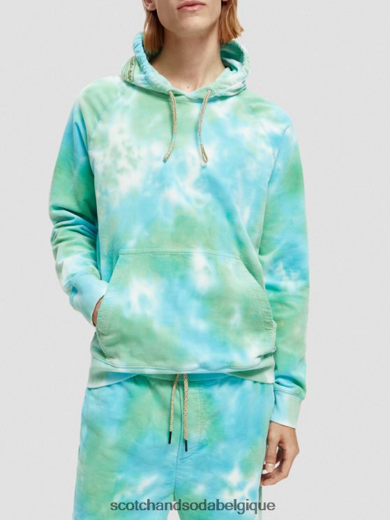 vêtements Scotch & Soda sweat à capuche en velours côtelé de coton biologique- Scotch and Soda Liﾨﾨge combinaison x 6BZRBF510