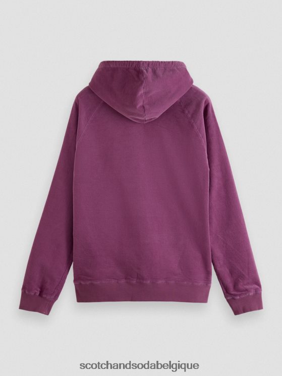 vêtements Scotch & Soda sweat à capuche en velours côtelé de coton biologique- Scotch and Soda femme dahlia 6BZRBF509