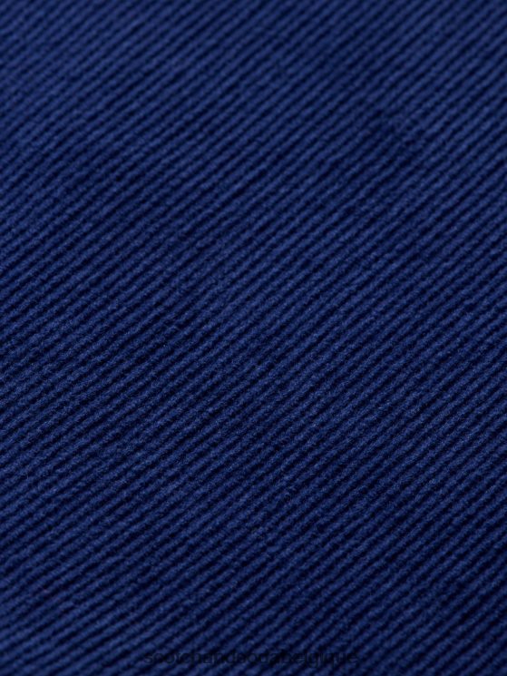 vêtements Scotch & Soda sweat à capuche en velours côtelé de coton biologique- Scotch and Soda parfum marin 6BZRBF511