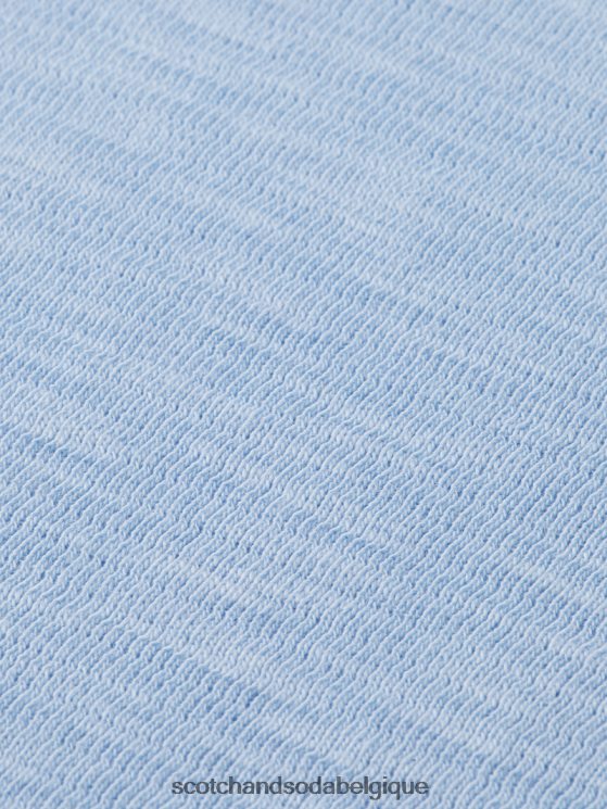 vêtements Scotch & Soda sweat-shirt à col rond teint en pièce- Scotch and Soda parfum bleu de mer 6BZRBF538