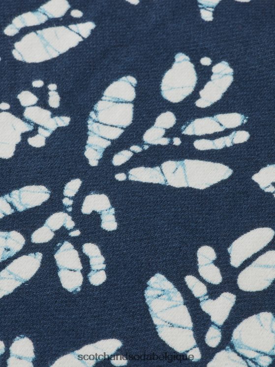 vêtements Scotch & Soda sweat-shirt imprimé à col rond en coton biologique- Scotch and Soda Bruxelles combo f 6BZRBF525