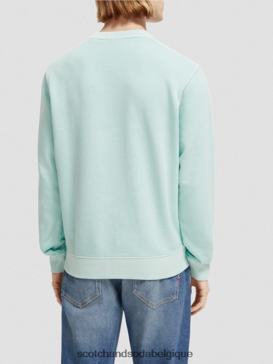 vêtements Scotch & Soda sweat-shirt ras du cou graphique teint en pièce coupe classique- Scotch and Soda shop near me baie 6BZRBF540