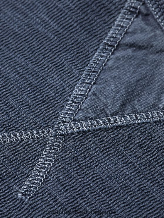 vêtements Scotch & Soda sweat-shirt structuré teint en pièce- Scotch and Soda Namur nuit 6BZRBF517