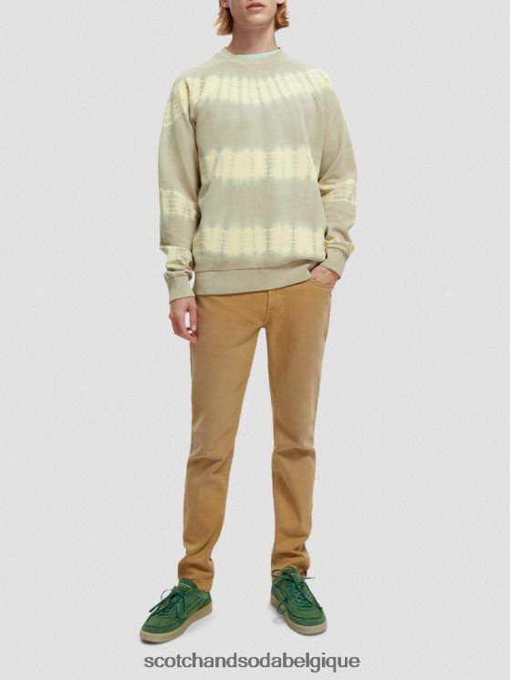 vêtements Scotch & Soda sweat-shirt tie-dye coupe décontractée- Scotch and Soda Namur grès 6BZRBF544