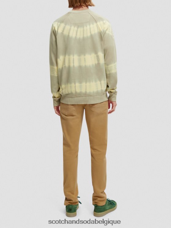 vêtements Scotch & Soda sweat-shirt tie-dye coupe décontractée- Scotch and Soda Namur grès 6BZRBF544
