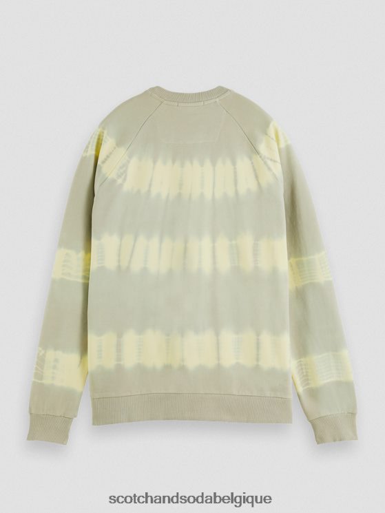 vêtements Scotch & Soda sweat-shirt tie-dye coupe décontractée- Scotch and Soda Namur grès 6BZRBF544