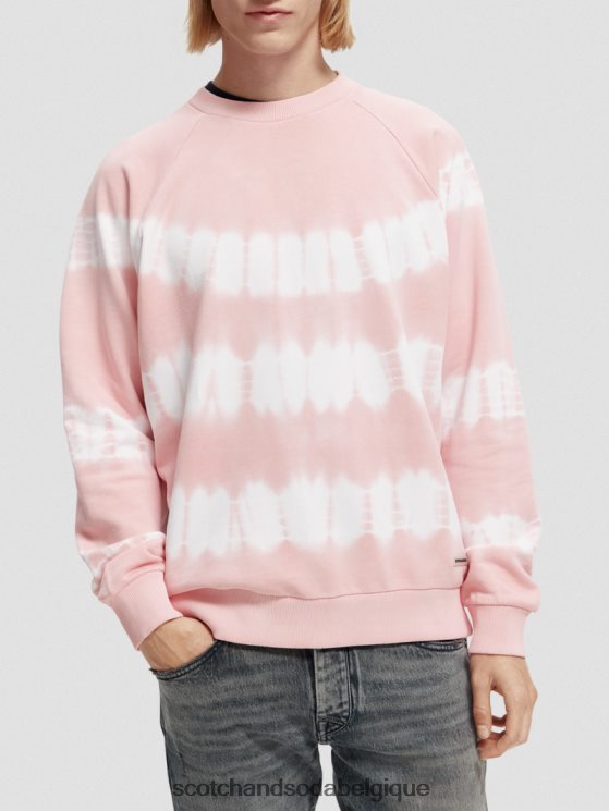 vêtements Scotch & Soda sweat-shirt tie-dye coupe décontractée- Scotch and Soda femme rose 6BZRBF545