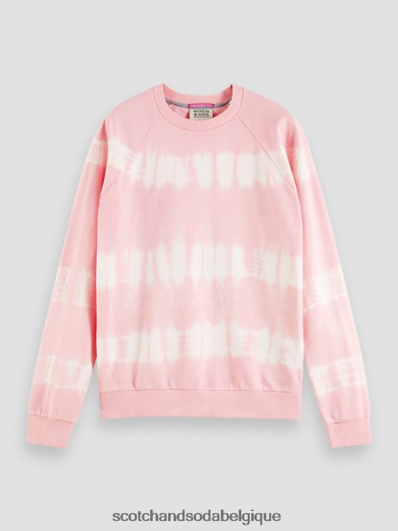 vêtements Scotch & Soda sweat-shirt tie-dye coupe décontractée- Scotch and Soda femme rose 6BZRBF545