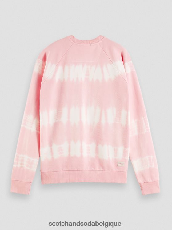 vêtements Scotch & Soda sweat-shirt tie-dye coupe décontractée- Scotch and Soda femme rose 6BZRBF545