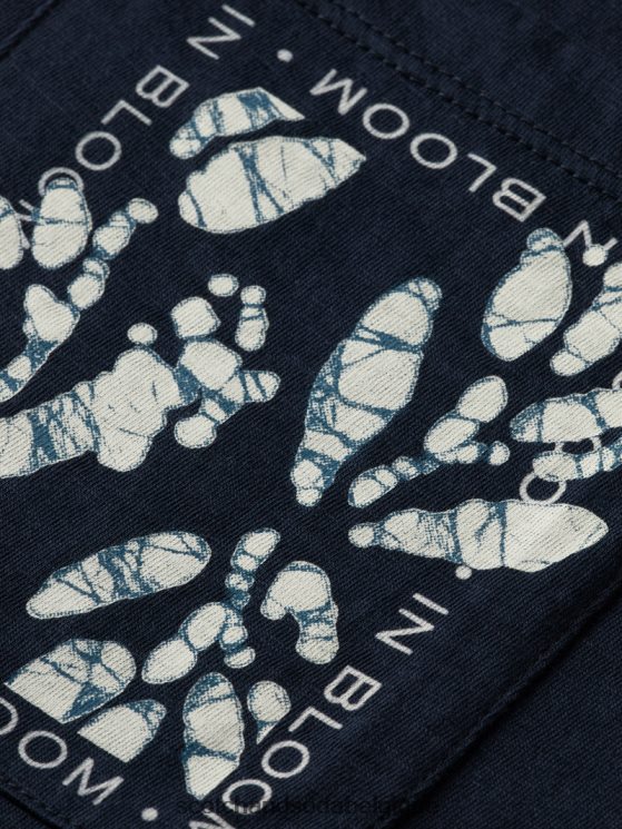 vêtements Scotch & Soda t-shirt ample à motif artistique- Scotch and Soda Bruxelles nuit 6BZRBF372