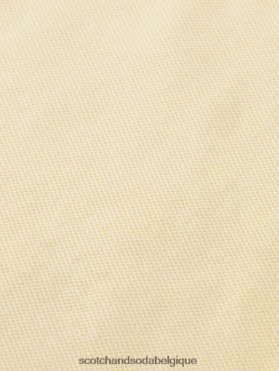 vêtements Scotch & Soda t-shirt ample teint en pièce avec poches- Scotch and Soda Belgique banane 6BZRBF407