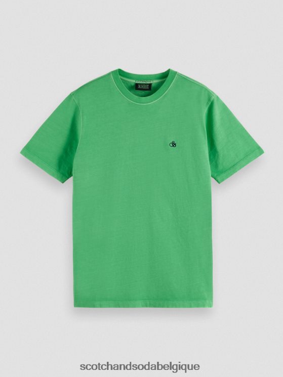 vêtements Scotch & Soda t-shirt coupe classique teint en pièce- Scotch and Soda femme amazone 6BZRBF428