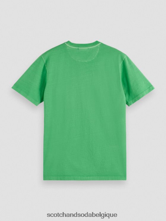 vêtements Scotch & Soda t-shirt coupe classique teint en pièce- Scotch and Soda femme amazone 6BZRBF428