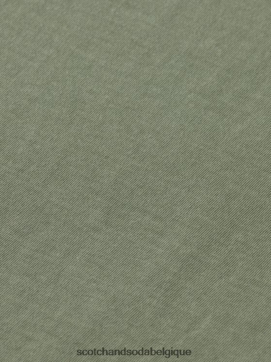 vêtements Scotch & Soda t-shirt coupe décontractée à bords bruts- Scotch and Soda parfum armée 6BZRBF385