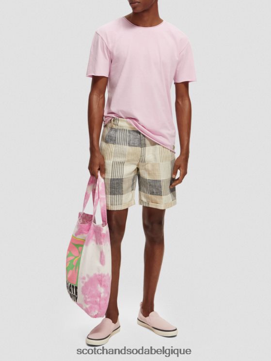 vêtements Scotch & Soda t-shirt coupe décontractée à bords bruts- Scotch and Soda shop near me pierre rose 6BZRBF387