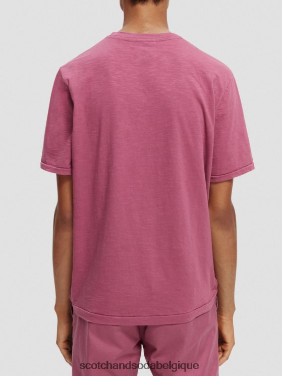 vêtements Scotch & Soda t-shirt à motif artistique en jersey biologique- Scotch and Soda parfum dahlia 6BZRBF367