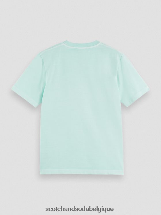 vêtements Scotch & Soda t-shirt à motif imprimé coupe classique teint en pièce- Scotch and Soda parfum baie 6BZRBF358
