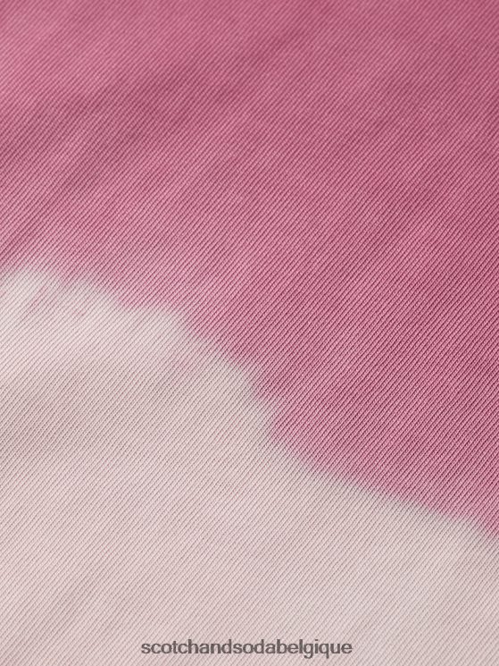 vêtements Scotch & Soda t-shirt à motif tie-dye biologique- Scotch and Soda outlet combiner un 6BZRBF406