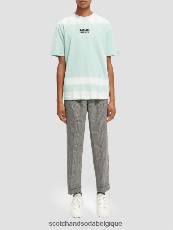 vêtements Scotch & Soda t-shirt à motif tie-dye biologique- Scotch and Soda parfum combinaison c 6BZRBF403