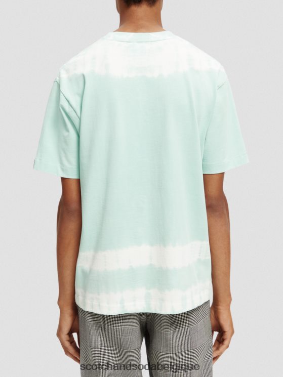 vêtements Scotch & Soda t-shirt à motif tie-dye biologique- Scotch and Soda parfum combinaison c 6BZRBF403