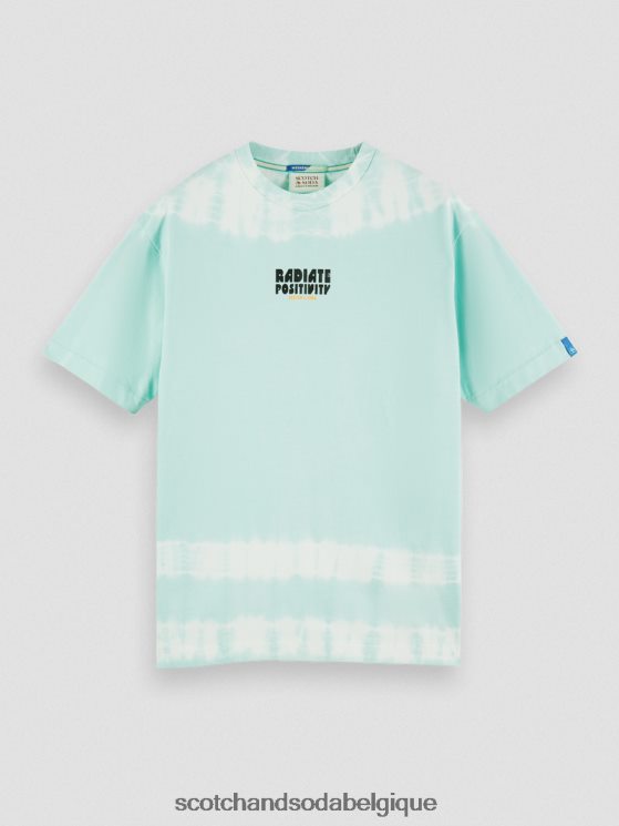 vêtements Scotch & Soda t-shirt à motif tie-dye biologique- Scotch and Soda parfum combinaison c 6BZRBF403