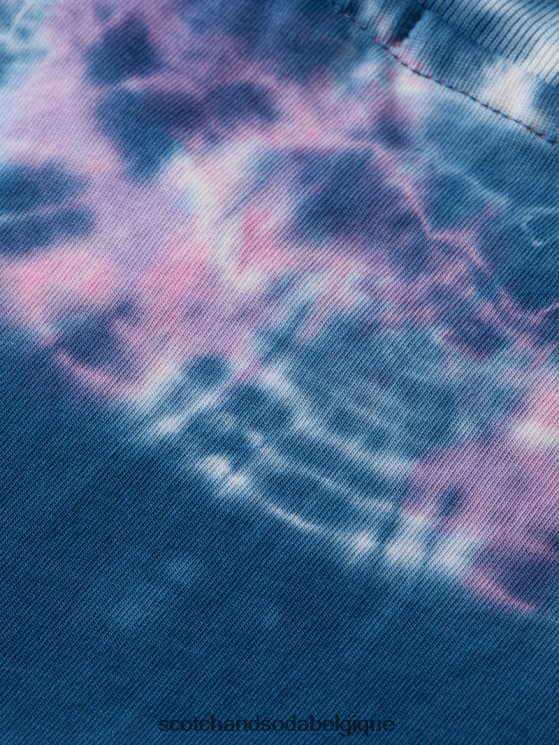 vêtements Scotch & Soda t-shirt à motif tie-dye biologique- Scotch and Soda shop near me combo d 6BZRBF405