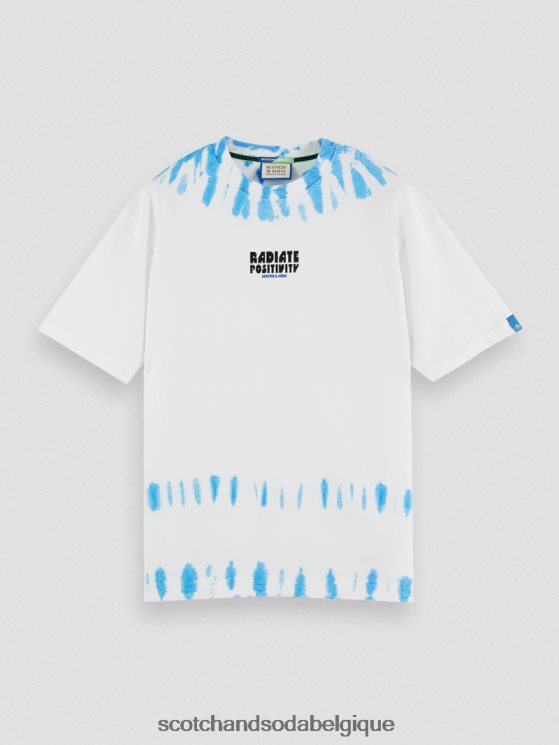vêtements Scotch & Soda t-shirt à motif tie-dye biologique- Scotch and Soda shop online combo b 6BZRBF404