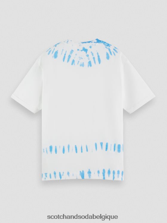 vêtements Scotch & Soda t-shirt à motif tie-dye biologique- Scotch and Soda shop online combo b 6BZRBF404