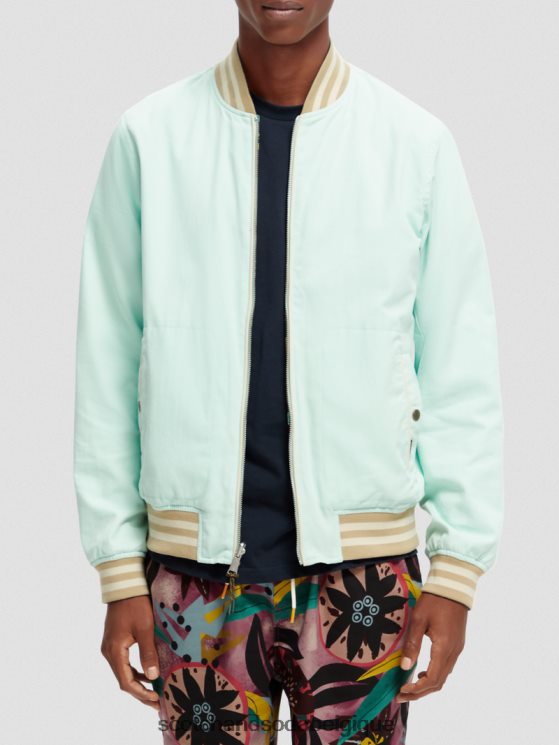 vêtements Scotch & Soda blouson aviateur réversible imprimé- Scotch and Soda Namur combiner un 6BZRBF562