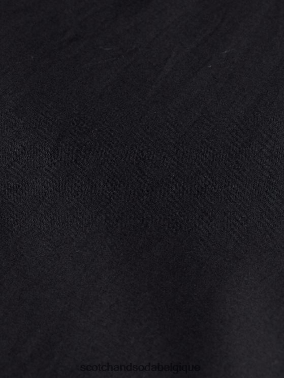 vêtements Scotch & Soda blouson léger en popeline de coton biologique- Scotch and Soda Liﾨﾨge noir 6BZRBF564