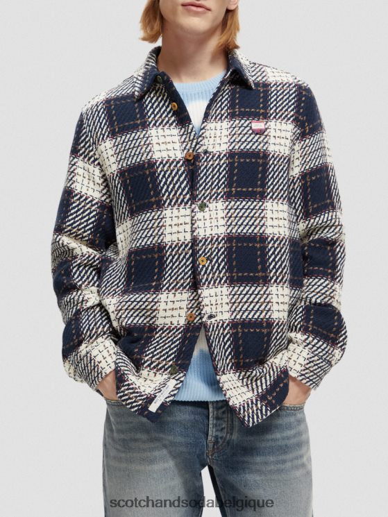 vêtements Scotch & Soda surchemise en flanelle- Scotch and Soda shop online combiner un 6BZRBF557
