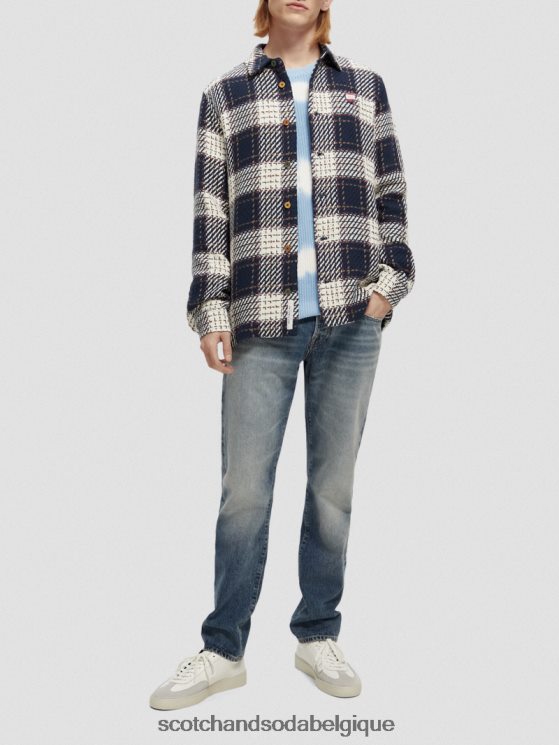 vêtements Scotch & Soda surchemise en flanelle- Scotch and Soda shop online combiner un 6BZRBF557