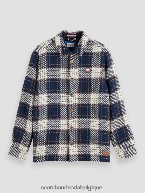 vêtements Scotch & Soda surchemise en flanelle- Scotch and Soda shop online combiner un 6BZRBF557