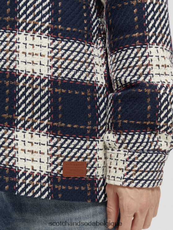 vêtements Scotch & Soda surchemise en flanelle- Scotch and Soda shop online combiner un 6BZRBF557