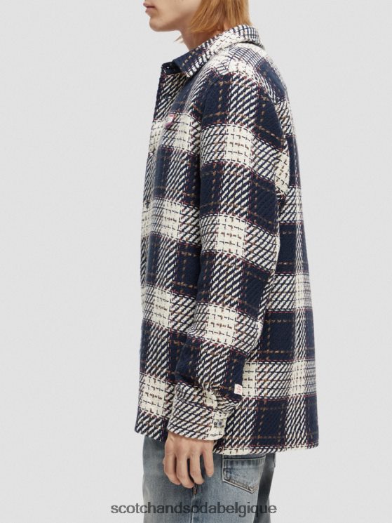 vêtements Scotch & Soda surchemise en flanelle- Scotch and Soda shop online combiner un 6BZRBF557