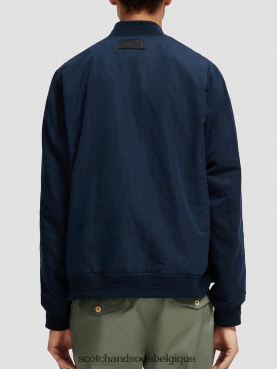 vêtements Scotch & Soda veste bomber réversible- Scotch and Soda Liﾨﾨge fleur marine/armée aop 6BZRBF573