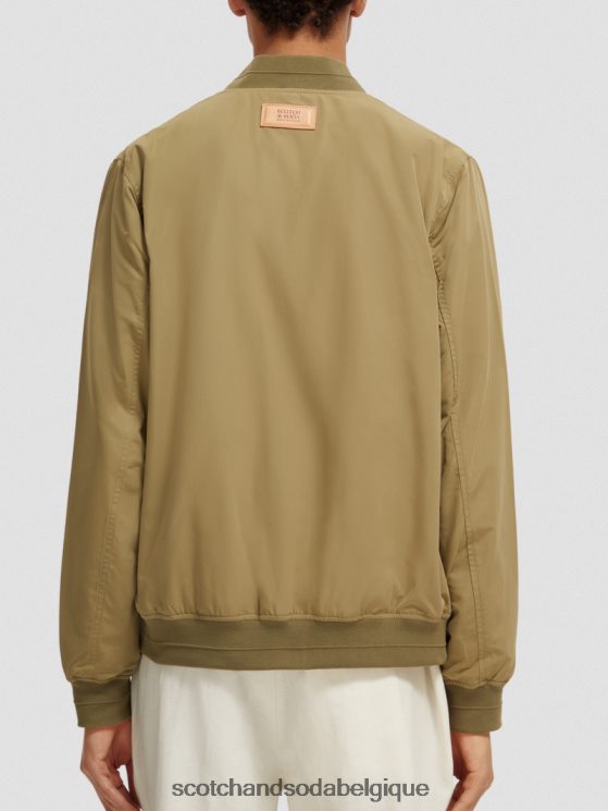 vêtements Scotch & Soda veste bomber réversible- Scotch and Soda parfum kaki 6BZRBF574