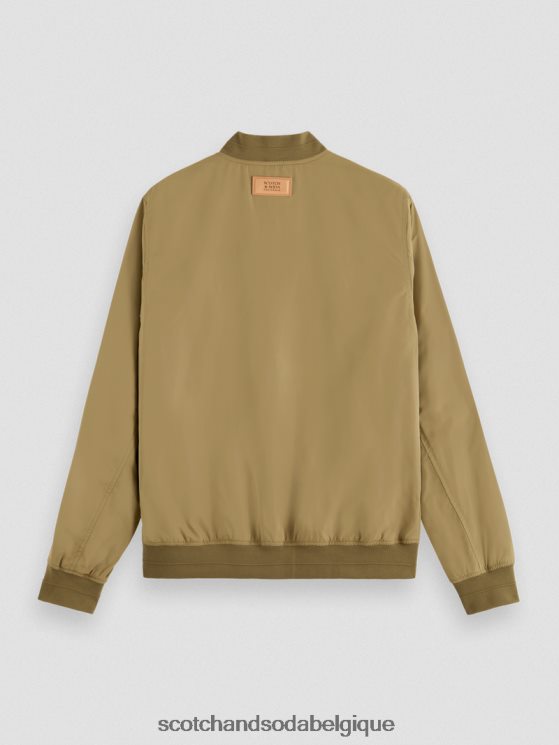 vêtements Scotch & Soda veste bomber réversible- Scotch and Soda parfum kaki 6BZRBF574