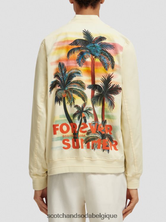 vêtements Scotch & Soda veste bomber réversible- Scotch and Soda parfum kaki 6BZRBF574