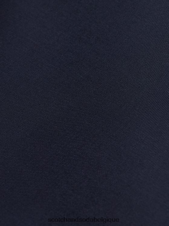 vêtements Scotch & Soda veste à chevrons- Scotch and Soda Belgique nuit 6BZRBF569
