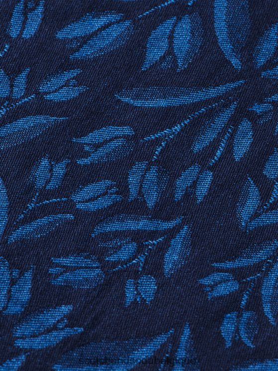 vêtements Scotch & Soda veste utilitaire de travail en jacquard- Scotch and Soda Bruxelles combiner un 6BZRBF570